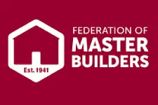 The Federation of Master Builders Logo, this shows the high level of building quality that we provide.