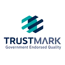The Trustmark logo, this shows that Blenford is a trusted construction and renovations company in Oxford.